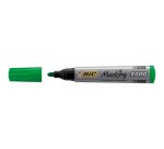 Marcatori permanente Marking a base d'alcool - punta tonda 1,70mm - verde - Bic - conf. 12 pezzi