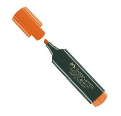 Evidenziatore Textliner 48 -  punta di 3 differenti larghezze: 5,0-3,0-1,0mm - arancio - Faber-Castell