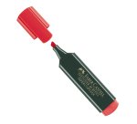 Evidenziatore Textliner 48 -  punta di 3 differenti larghezze: 5,0-3,0-1,0mm - rosso - Faber-Castell