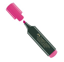 Evidenziatore Textliner 48 -  punta di 3 differenti larghezze: 5,0-3,0-1,0mm - fucsia - Faber-Castell