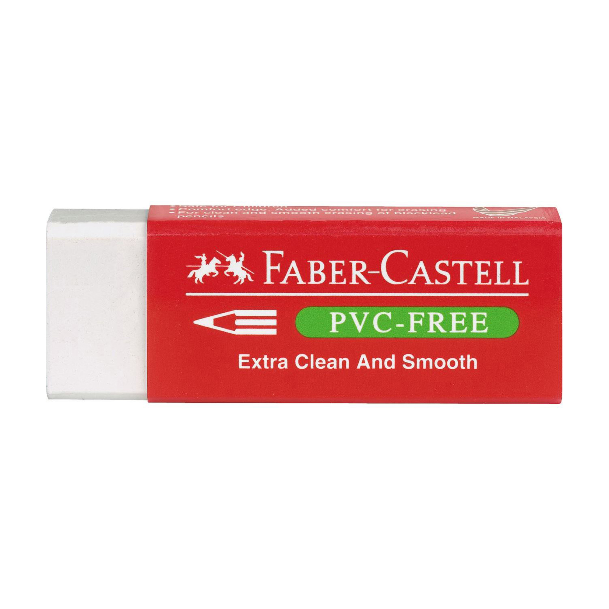 Gomma bianca per matita - 7095 Faber Castell - conf. 20 pezzi su
