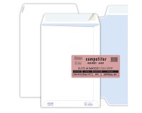 Busta a sacco Competitor FSC - strip adesivo - 25 x 35,3 cm - 80 gr - bianco - Pigna Envelopes - conf. 500 pezzi