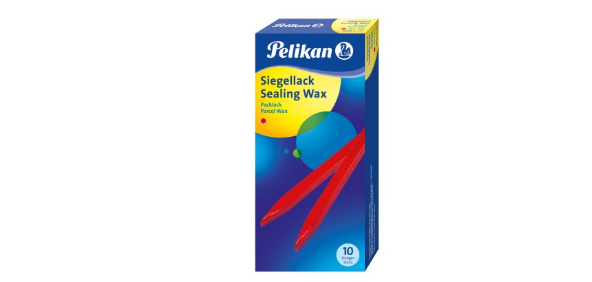 Ceralacca rossa - per lettere 60/10 - superfici ruvide - stecche da 600 gr - Pelikan