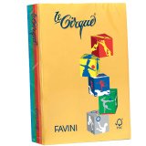 Favini A71X514 printing paper A4 (210x297 mm) 500 sheets Blue, Green, Orange, Red, Yellow