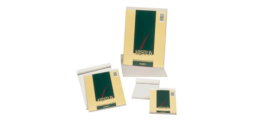 Blocco note Ariston - 5mm - 100 x 150mm - 60gr - 70 fogli - Blasetti