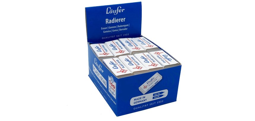 Scatola gomma Plast Laufer art.0140  - plastica trasparente - Lebez