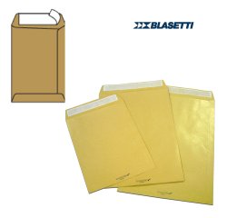 Busta a sacco Monodex - strip adesivo - 25 x 35,3 cm - 100 gr - avana - Blasetti - conf. 500 pezzi