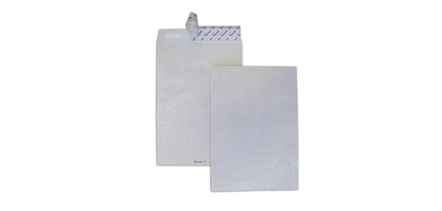 Busta a sacco Postyvek - strip adesivo - 22,9 x 32,4 cm - 55 gr - tyvek - bianco - Blasetti - conf. 100 pezzi