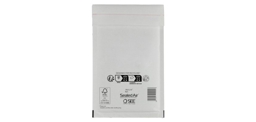 Busta imbottita Mail Lite - D (18 x 26 cm) - bianco - Sealed Air - conf. 10 pezzi