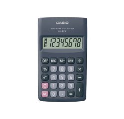 Calcolatrice tascabile HL - 815L BL - 8 cifre - grigio - Casio
