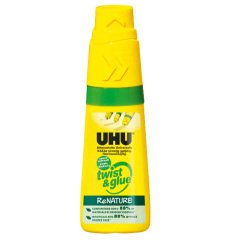 Attaccatutto Twist&Glue ReNature - 35 ml - senza solventi - bianco - UHU