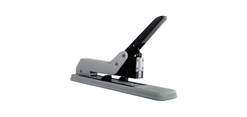 Cucitrice da tavolo 130 - braccio lungo - max 180 fogli - grigio/nero - Molho Leone