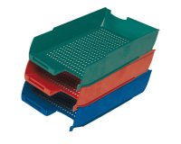 Vaschetta portacorrispondenza PS7Star - 25,5 x 35,5 x 6,5 cm - verde - Methodo