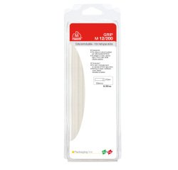 Colla termofusibile M12/200 - diametro 12 mm - lunghezza 20 cm - 280 gr - trasparente - Romeo Maestri