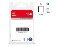 Punti - 13/6 - 6 mm - metallo - Romeo Maestri - conf. 2240 pezzi