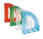 Portariviste E803 - 24,5 x 30 cm - dorso 7,5 cm - trasparente verde - Fellowes