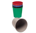 Cestino gettacarte - altezza 32,5 cm - diametro 29,5 cm - 15 L - rosso - Methodo