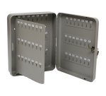 Cassetta portachiavi da muro - 30 x 24 x 7 cm - 84 posti - grigio antracite - Metalplus