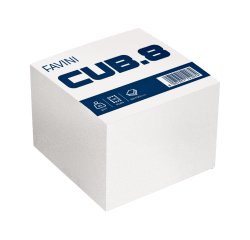 Foglietti Cubo - bianco - 95 x 95mm - 80gr - 700 fogli - Favini