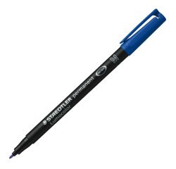 Pennarello Lumocolor Permanent 317  - punta 1,0mm - blu - Staedtler