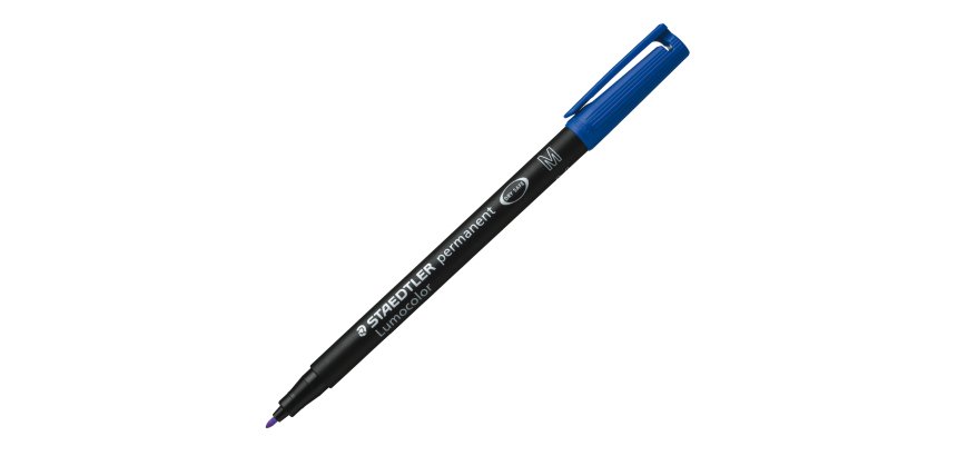 Pennarello Lumocolor Permanent 317  - punta 1,0mm - blu - Staedtler