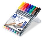 Pennarello Astucci Lumocolor Permanent 317 - punta 1,0mm - 8 colori  - Staedtler