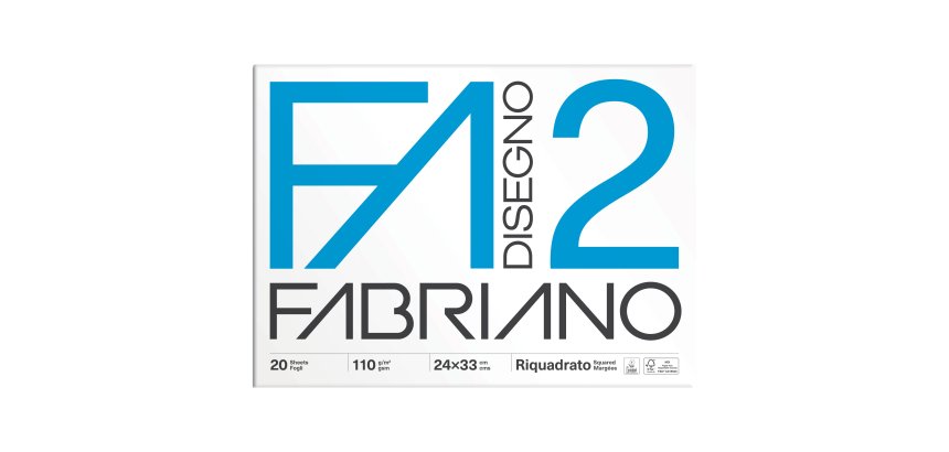 Fabriano 8001348161424 drafting paper Rough 20 sheets
