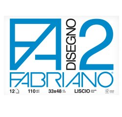 Fabriano 8001348161653 drafting paper Smooth 12 sheets