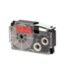 Nastro - 12 mm x 8 mt - nero/rosso - Casio