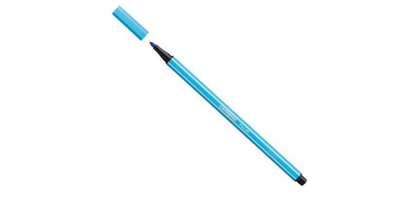 Pennarello Pen 68 - azzurro 57 - Stabilo
