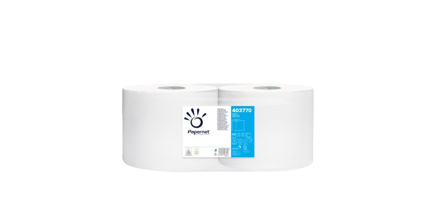 Bobina asciugatutto Special 800 - 2 veli - goffratura a onda - 20 gr - diametro 27,5 cm - 25,7 cm x 241 m - bianco - Papernet