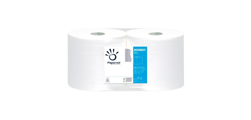 Bobina asciugatutto Special - 2 veli - finitura liscia - 19,5 gr - diametro 25 cm - 26 cm x 293 mt - bianco - Papernet