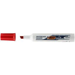 Pennarello Whiteboard Marker Velleda 1791  - punta a scalpello da 3,3mm a 4,6mm  - rosso- Bic