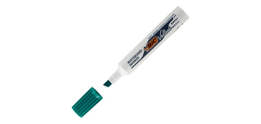 BIC Velleda 1791 marker 12 pc(s) Chisel tip Green