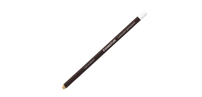 Matita Lumocolor Glasochrom - permanente  - bianco - Staedtler