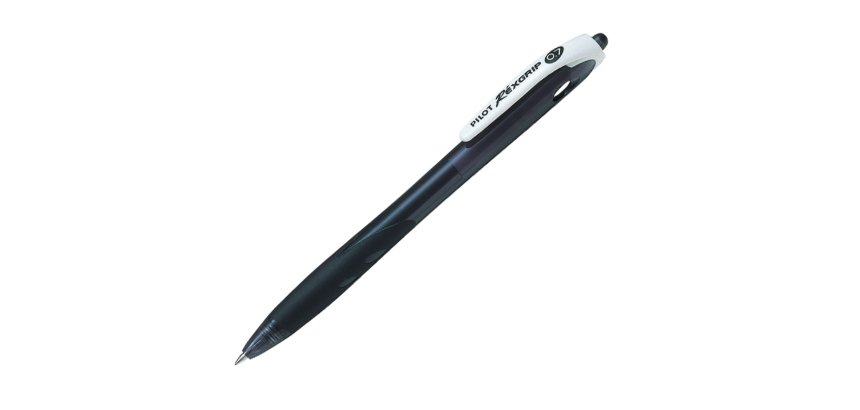 Penna a sfera a scatto Rexgrip Begreen - punta 0,7mm - nero - Pilot