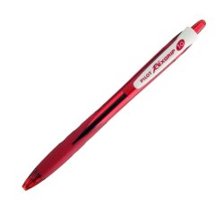 Penna a sfera a scatto Rexgrip Begreen - punta 1,0mm - rosso - Pilot