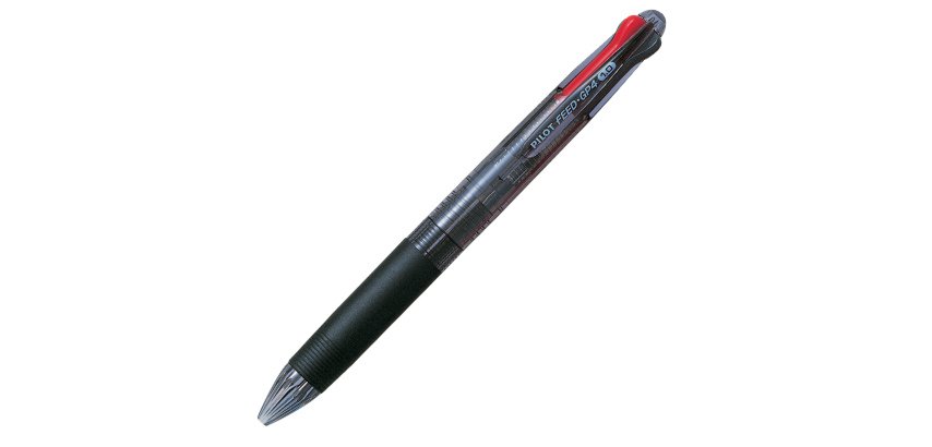 Penna a sfera scatto multifunzione  Feed GP4 - punta 1,0mm - nero, blu, rosso, verde - Pilot