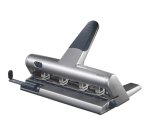 Perforatore Akto a punzoni indipendenti - max 30 fogli - 4/6 fori - passo 6/8 cm - argento - Leitz
