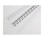 Dorsi spirale IbiWire - metallo - 21 anelli - 6 mm - argento - GBC - scatola 100 pezzi