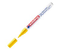 Marcatore permanente a vernice 751 - punta tonda fine - da 1 a 2 mm - giallo - Edding