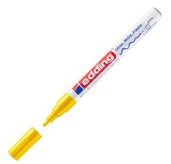 Marcatore permanente a vernice 751 - punta tonda fine - da 1 a 2 mm - giallo - Edding