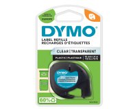 Nastro Letratag 122670 - 12 mm x 4mt - plastica - trasparente - Dymo
