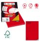 Etichette adesive C/509 - in carta - permanenti - 210 x 148,5 mm - 2 et/fg - 100 fogli - rosso - Markin