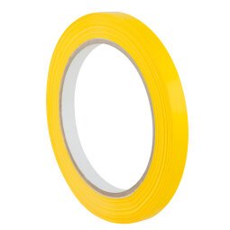 Nastro adesivo 350 - 0,9 cm x 66 m - PVC - giallo - Eurocel