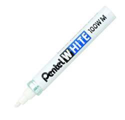 Marcatore White Marker - punta media 3,9mm - bianco - Pentel