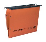 Cartella sospesa Cartesio Plus - armadio - interasse 33 cm - fondo V - 33 x 28 cm -  arancio - Bertesi