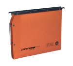 Cartella sospesa Cartesio Plus - armadio - interasse 33 cm - fondo U - 33 x 28 cm - arancio - Bertesi