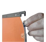 Cartella sospesa Cartesio Plus - armadio - interasse 33 cm - fondo U - 33 x 28 cm - arancio - Bertesi