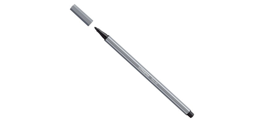 Pennarello Pen 68 - grigio scuro 96 - Stabilo